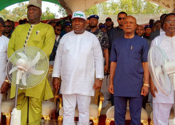 Governor of Enugu State and candidate of the Peoples Democratic Party (PDP) for Enugu North Senatorial District, Rt. Hon. Ifeanyi Ugwuanyi and other Enugu dignitaries