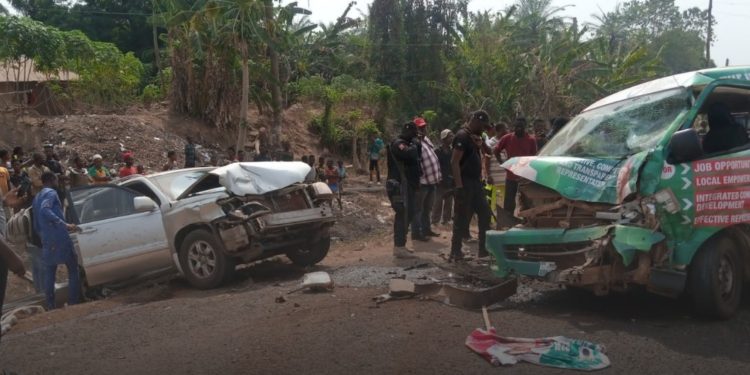 Gov. Ortom’s convoy in auto crash