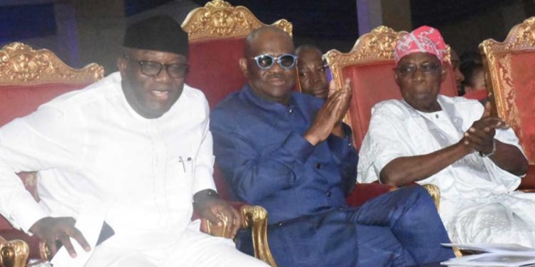 Obasanjo, Wike, Fayemi advocate democratic culture in Nigeria