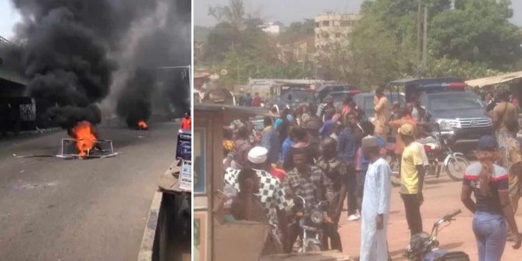 Naira, fuel scarcity: Ogun youths attack banks as protests escalate