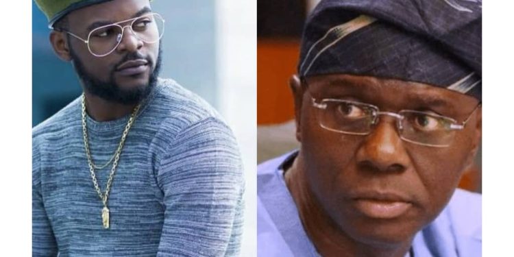 Lagos guber: You were selected not re-elected – Falz tells Sanwo-Olu