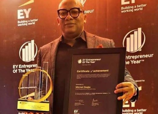 Ernst & Young names Mitchell Elegbe as West Africa Entrepreneur of the Year