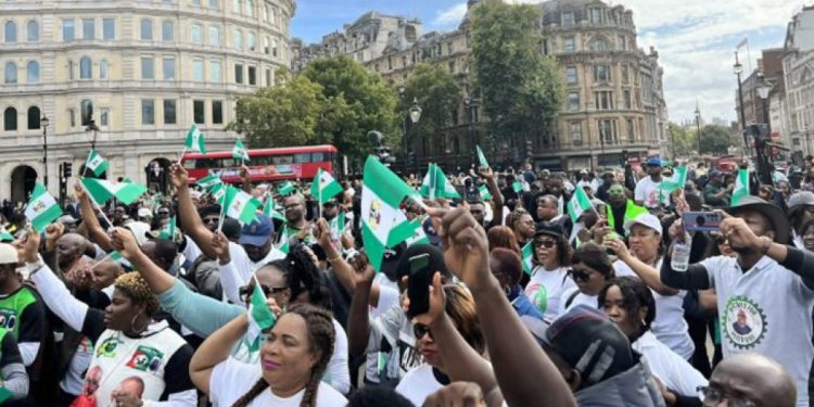 ‘Obidients’ protest in U.S as LP distances self from interim govt plot