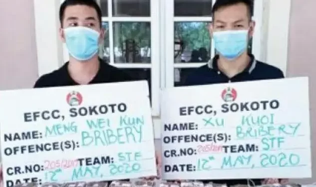 Two Chinese nationals bag six year jail term in Sokoto