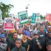 Protesters besiege NASS, demand interim govt, fresh polls