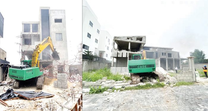 Lagos govt demolishes illegal buildings on Banana Island