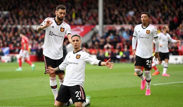 Man Utd up to third after Antony, Dalot goals secure win at Forest