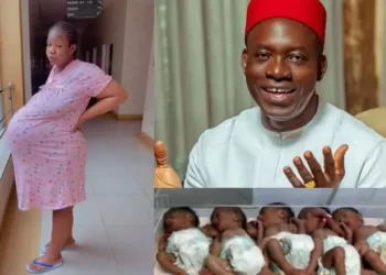 Soludo gives N2m to Anambra couple with quintuplets