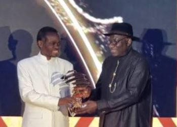 Jonathan bags Democracy Icon award in Kigali, charges leaders to prioritise service