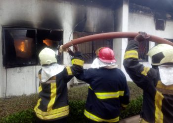 Fire guts EFCC building in Enugu