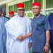 Akpabio in Enugu, seeks partnership with Mbah’s led administration on good governance