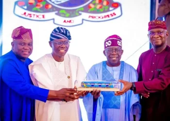‘Thank you Akin,’ says Tinubu as Ambode makes remarkable return to politics