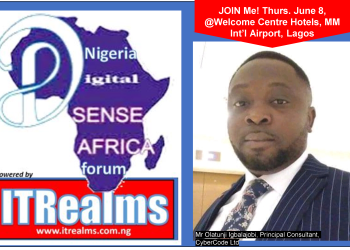 Igbalajobi joins speakers @2023 Nigeria DigitalSENSE Forum on IG4D