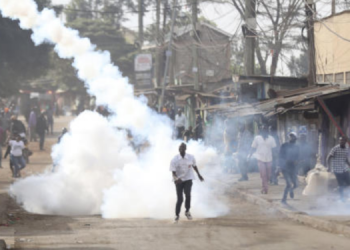 Police fire tear gas as Kenyans stage protests