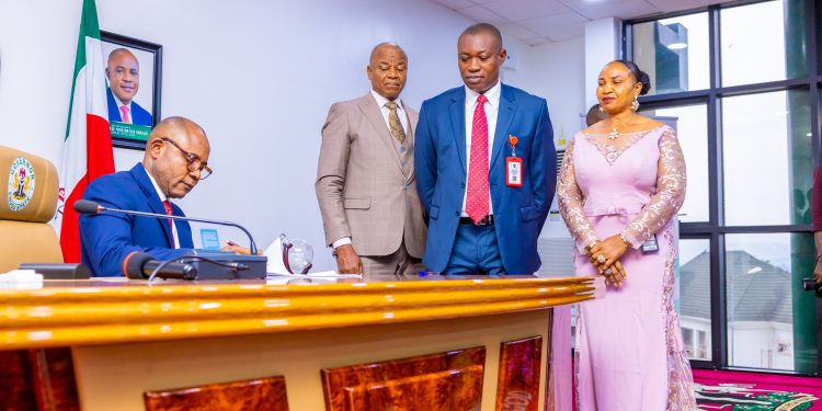 Dr. Malachy Agbo, 19 others swear in as Enugu State commissioners