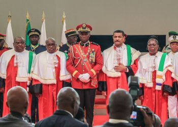 Nguema swears in as Gabon transitional head of state
