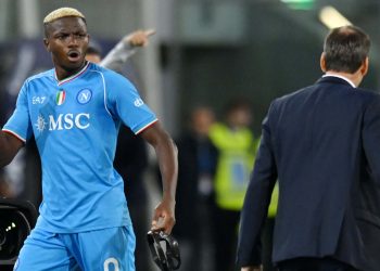 Osimhen apologises to Napoli coach for outburst after sub against Bologna