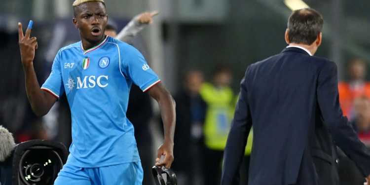 Osimhen apologises to Napoli coach for outburst after sub against Bologna