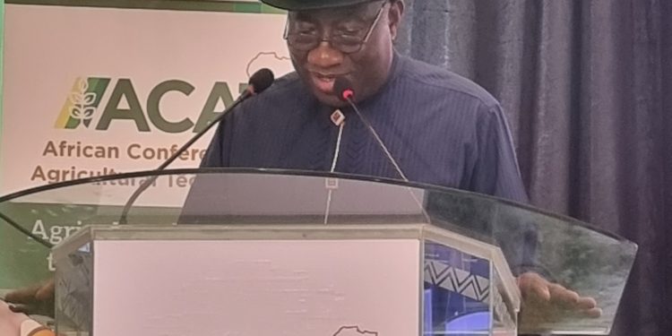 Jonathan makes case for innovation, technology in agriculture to boost food production