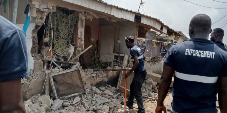 Lagos begins market demolition at train station locations