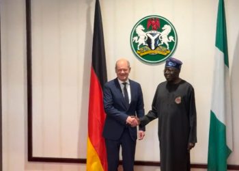 Pres. Tinubu hosts German Chancellor Scholz in Aso Rock