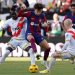 Barcelona slip up in late draw at Rayo Vallecano