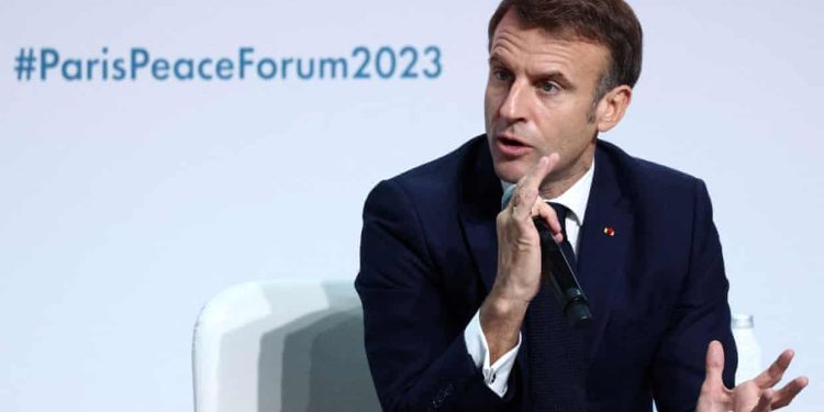Macron calls for Gaza ceasefire
