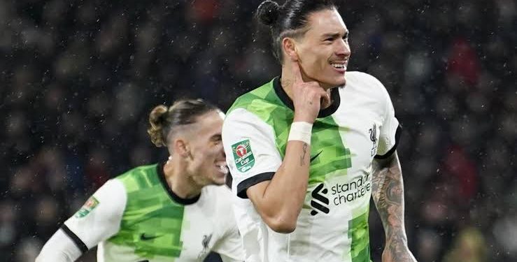 Carabao Cup: Nunez sends Liverpool to quarterfinals