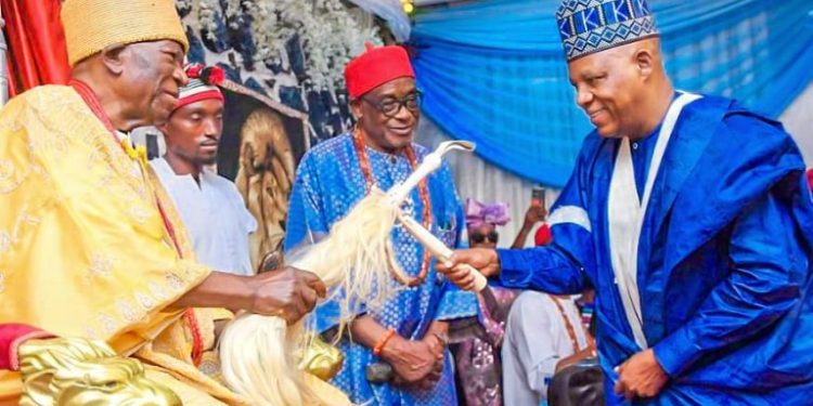 Shettima, Ganduje receive chieftaincy titles in Anambra