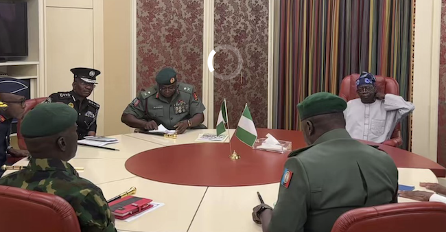 Spate of Kidnappings: Tinubu meets security chiefs