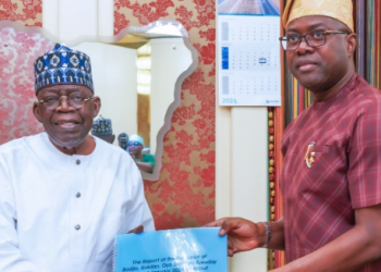 Makinde presents explosion report to Tinubu