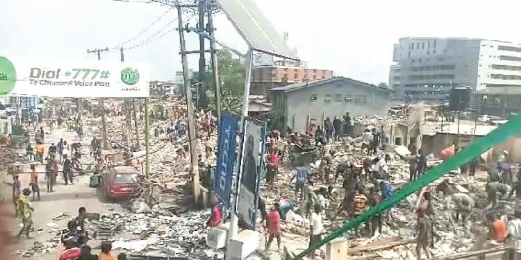 Traders count losses as police demolish computer village POWA complex