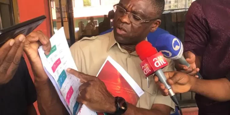 Edo guber: Philip Shuaibu storms PDP Headquarters, demands certificate of return
