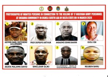 DHQ declares eight wanted for killing soldiers in Delta