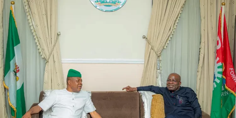 Imo ex-governor, Ihedioha visits Otti