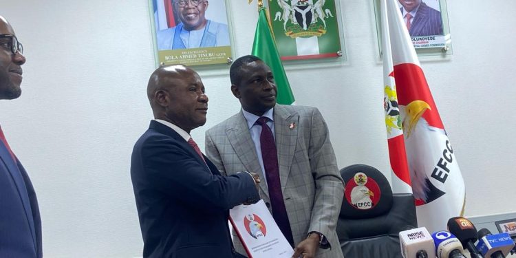 BREAKING: EFCC hands over recovered assets to Enugu gov