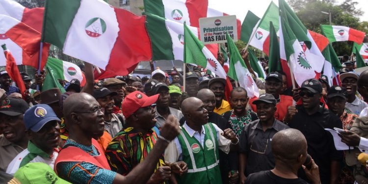 BREAKING: Labour begins nationwide strike Monday over new minimum wage