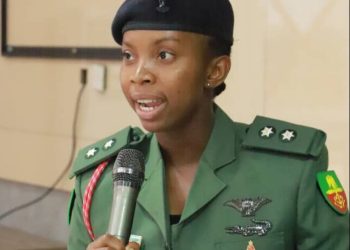 Nigerian Army promotes first female officer trained in UK military academy to Lieutenant