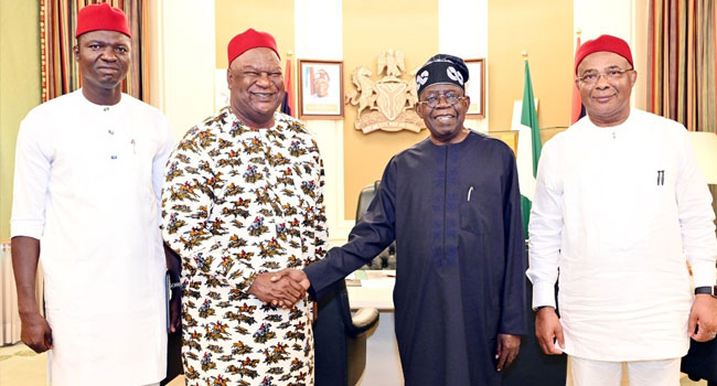 Tinubu receives Anyim into APC