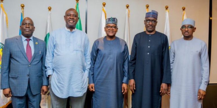 Lokpobiri meets with Dangote, NMDPRA boss, Kyari over fuel dispute