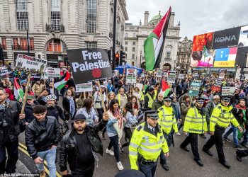 Thousands protest against Netanyahu outside US Capitol