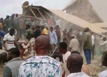 BREAKING: School collapses on students writing exams in Jos