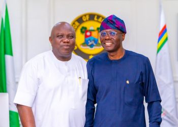 Sanwo-Olu hosts predecessor, Ambode, in Lagos