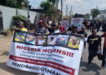 BREAKING: #EndBadGovernanceInNigeria protest organisers call for Police IG sacking