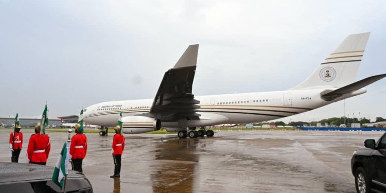 Presidency finally unveils new presidential jet