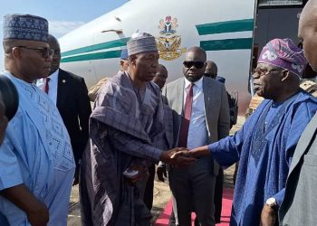 Tinubu lands in Borno to evaluate flood impacts