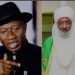 Alleged missing $49.8bn: Why Sanusi had to go as CBN Governor — Jonathan