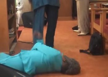 Woman slumps, dies during testimony in Lagos church