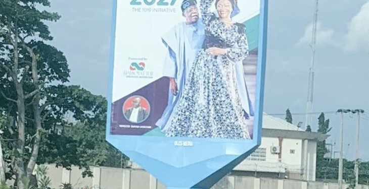 Tinubu’s 2027 campaign billboard surfaces in Abuja