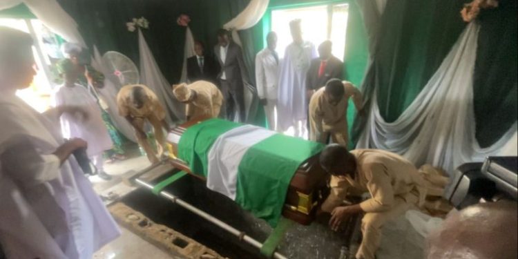 Family buries late Nigerian flag designer after failed FG promises